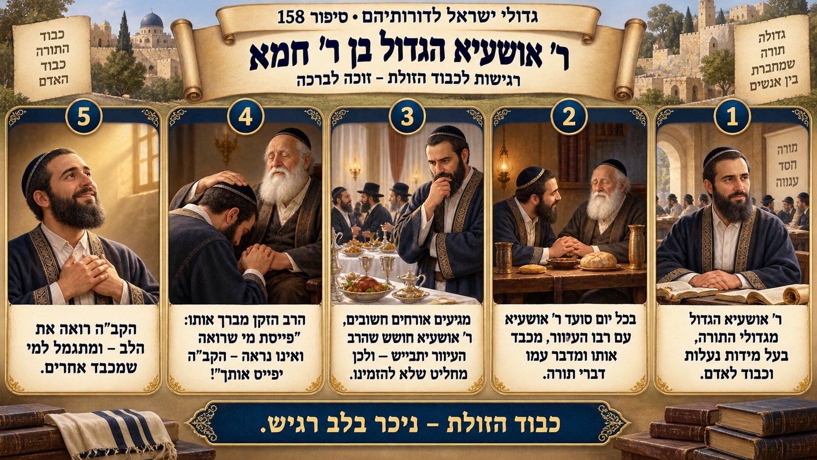 תמונת סיכום — ר' אושעיא הגדול בן ר' חמא: ר' אושעיא הגדול בן ר' חמא